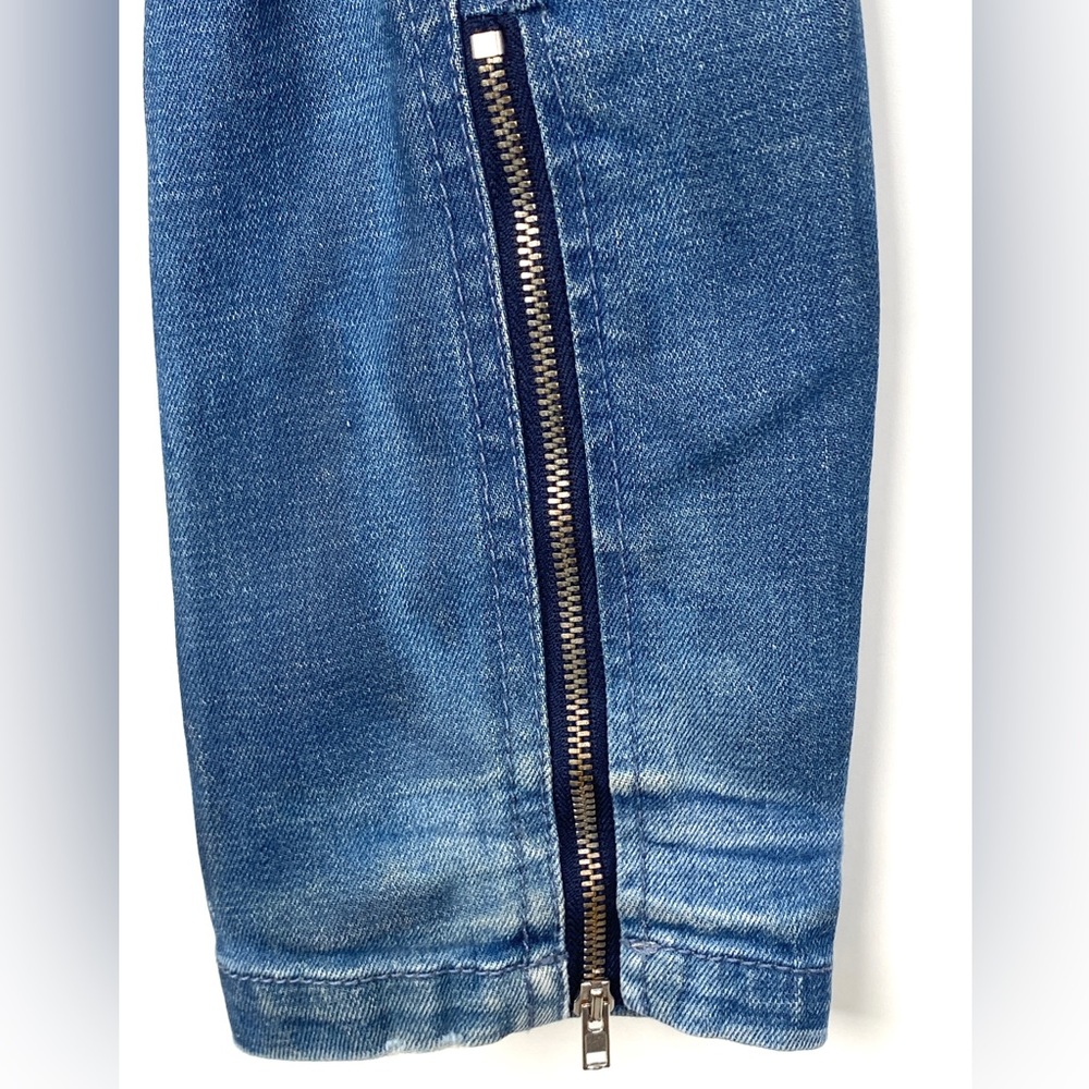 Michiko Koshino Distressed Low-Rise Skinny Jeans - Picture 12 of 16